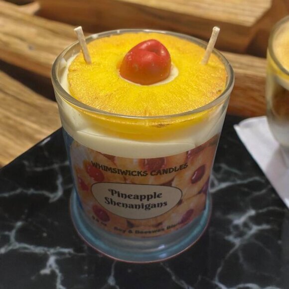 Handcrafted Pineapple Shenanigans Candle - Picture 4 of 6